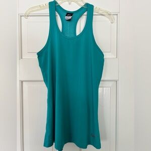 Nike Pro DriFIT Hypercool Racerback Tank, Teal, Size Medium